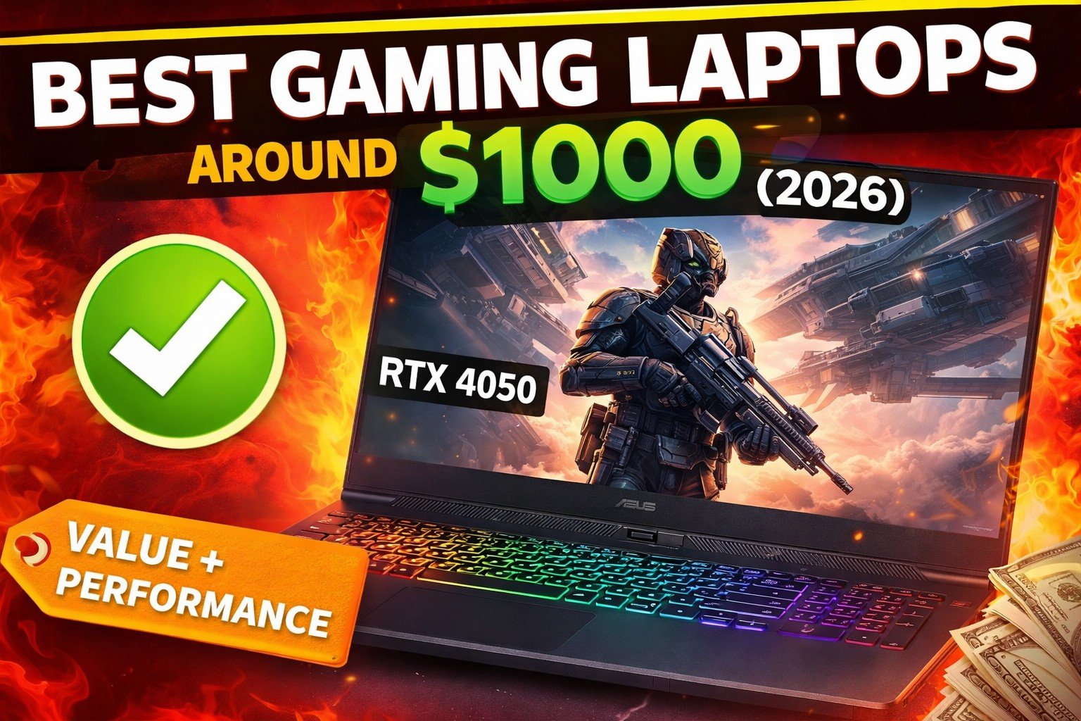 Best Gaming Laptops Under $1000 (2026) best gaming laptops for 2026