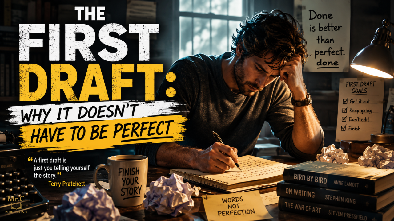 The First Draft: Why It Doesn't Have to Be Perfect your first draft doesn't have to be perfect
